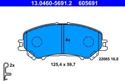 ATE Set placute frana ATE 13.0460-5691.2 (13.0460-5691.2)