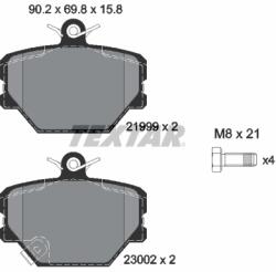 TEXTAR Set placute frana TEXTAR 2199901 (2199901) - fixbox
