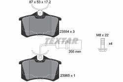 TEXTAR Set placute frana TEXTAR 2355403 (2355403)