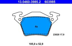 ATE Set placute frana ATE 13.0460-3985.2 (13.0460-3985.2)