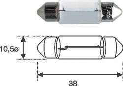 Magneti Marelli Bec, iluminare numar circulatie MAGNETI MARELLI 009461100000 (009461100000)