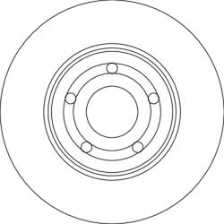 TRW Disc frana TRW DF6708 (DF6708) - fixbox