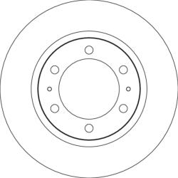 TRW Disc frana TRW DF6726S (DF6726S)