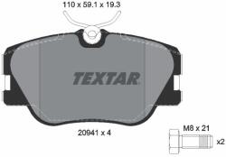 TEXTAR Set placute frana TEXTAR 2094102 (2094102) - fixbox