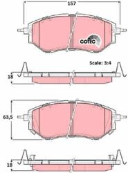 TRW Set placute frana TRW GDB3372 (GDB3372)