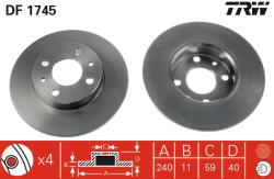 TRW Disc frana TRW DF1745 (DF1745) - fixbox
