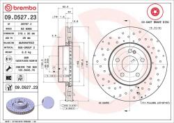 BREMBO Disc frana BREMBO 09. D527.23 (09.D527.23)