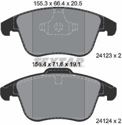 TEXTAR Set placute frana TEXTAR 2412301 (2412301) - fixbox