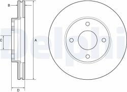 DELPHI Disc frana DELPHI BG4953C (BG4953C) - fixbox