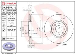 BREMBO Disc frana axa fata BREMBO 09.9619. 11 (09.9619.11)