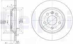 DELPHI Disc frana DELPHI BG3518 (BG3518) - fixbox