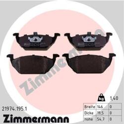ZIMMERMANN Set placute frana ZIMMERMANN 21974.195. 1 (21974.195.1)