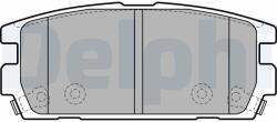 DELPHI Set placute frana DELPHI LP1930 (LP1930)