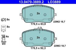 ATE Set placute frana ATE 13.0470-3889.2 (13.0470-3889.2)