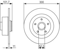 Bosch Disc frana BOSCH 0 986 479 573 (0 986 479 573) - fixbox