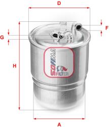 SOFIMA Filtru combustibil SOFIMA S 4107 NR (S 4107 NR) - fixbox