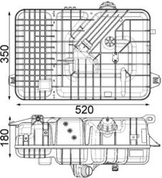 MAHLE Vas de expansiune, racire MAHLE CRT 236 000P (CRT 236 000P)