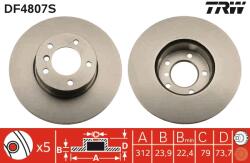 TRW Disc frana axa fata TRW DF4807S (DF4807S)