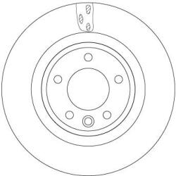 TRW Disc frana TRW DF6956S (DF6956S)