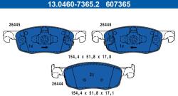 ATE Set placute frana ATE 13.0460-7365.2 (13.0460-7365.2)