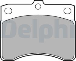 DELPHI Set placute frana DELPHI LP578 (LP578)