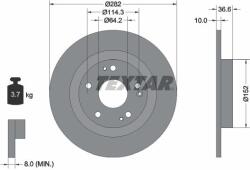TEXTAR Disc frana TEXTAR 92301303 (92301303)