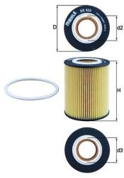 MAHLE Filtru ulei MAHLE OX 433D (OX 433D) - fixbox