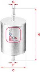 SOFIMA Filtru combustibil SOFIMA S 1817 B (S 1817 B) - fixbox