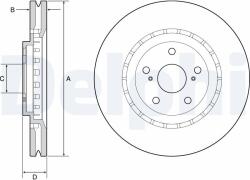DELPHI Disc frana DELPHI BG9219C (BG9219C) - fixbox