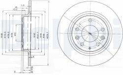 DELPHI Disc frana DELPHI BG3875C (BG3875C) - fixbox