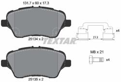 TEXTAR Set placute frana TEXTAR 2513402 (2513402) - fixbox