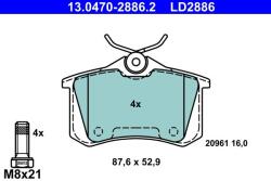ATE Set placute frana ATE 13.0470-2886.2 (13.0470-2886.2)