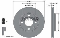 TEXTAR Disc frana TEXTAR 92043103 (92043103)