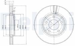 DELPHI Disc frana DELPHI BG3383 (BG3383) - fixbox