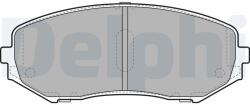 DELPHI Set placute frana, frana disc DELPHI LP2001 - fixbox
