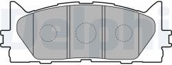 DELPHI Set placute frana DELPHI LP2169 (LP2169)