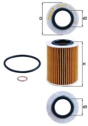 MAHLE Filtru ulei MAHLE OX 825D (OX 825D) - fixbox