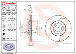 BREMBO Disc frana BREMBO 09.7011. 11 (09.7011.11) - fixbox