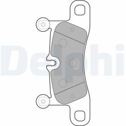 DELPHI Set placute frana DELPHI LP2233 (LP2233)