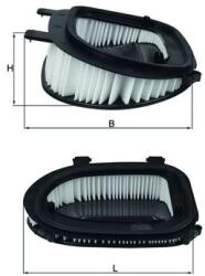 MAHLE Filtru aer MAHLE LX 3541 (LX 3541) - fixbox
