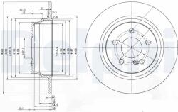 DELPHI Disc frana DELPHI BG3757 (BG3757) - fixbox