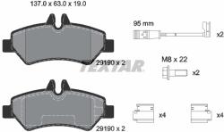 TEXTAR Set placute frana TEXTAR 2919001 (2919001)