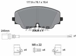 TEXTAR Set placute frana TEXTAR 2062601 (2062601)