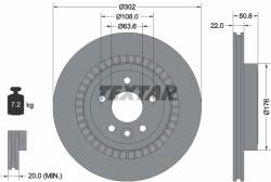 TEXTAR Disc frana TEXTAR 92196403 (92196403)