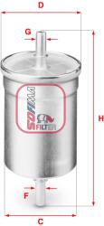SOFIMA Filtru combustibil SOFIMA S 1710 B (S 1710 B) - fixbox
