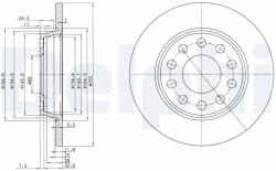 DELPHI Disc frana DELPHI BG3674C (BG3674C) - fixbox
