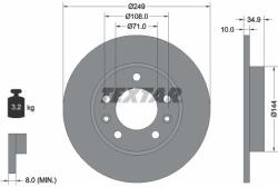 TEXTAR Disc frana TEXTAR 92269103 (92269103)