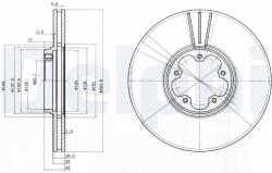 DELPHI Disc frana DELPHI BG3504 - fixbox
