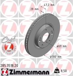 ZIMMERMANN Disc frana ZIMMERMANN 285.3518. 20 (285.3518.20)