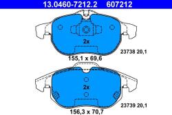 ATE Set placute frana ATE 13.0460-7212.2 (13.0460-7212.2) - fixbox